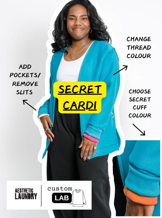 LAB: Secret Sweatshirt Cardi