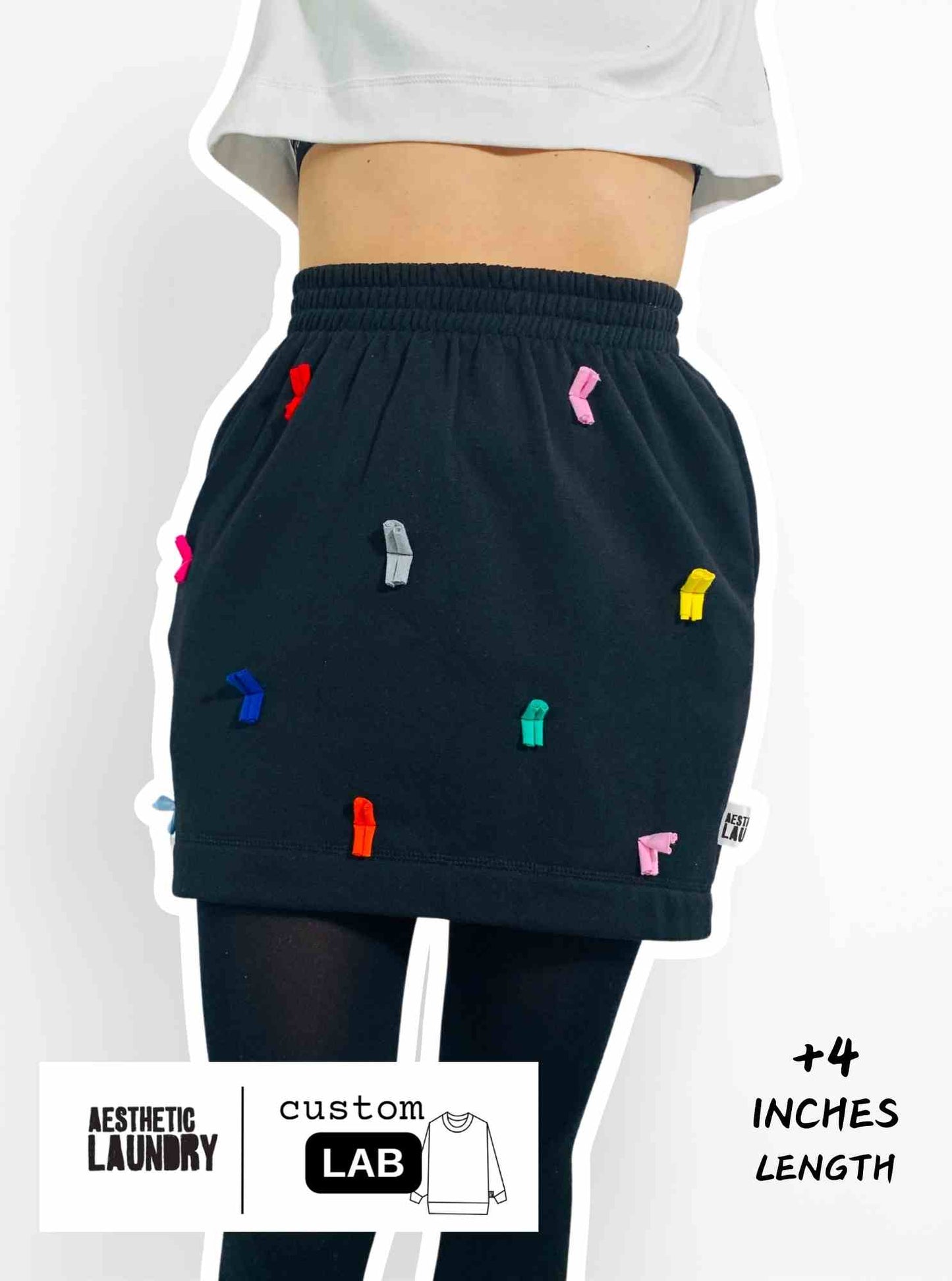 LAB: Confetti Fleece Skirt