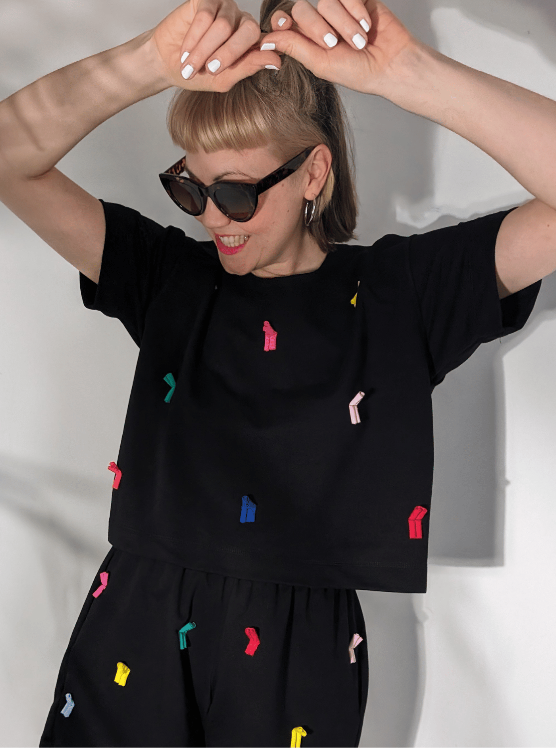 Confetti Tee - Black